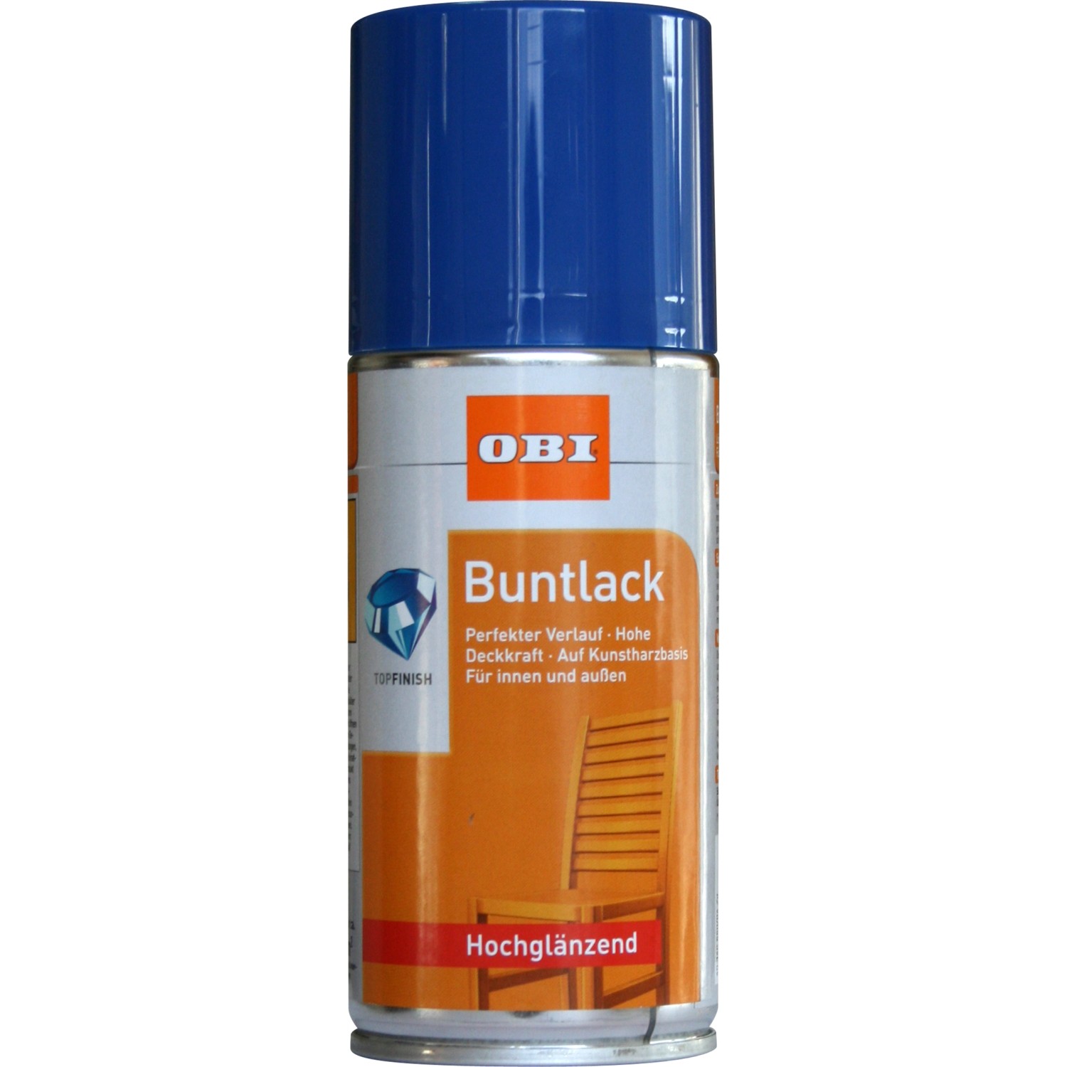 OBI Buntlack Spray RAL 5010 Enzianblau hochglänzend 150 ml