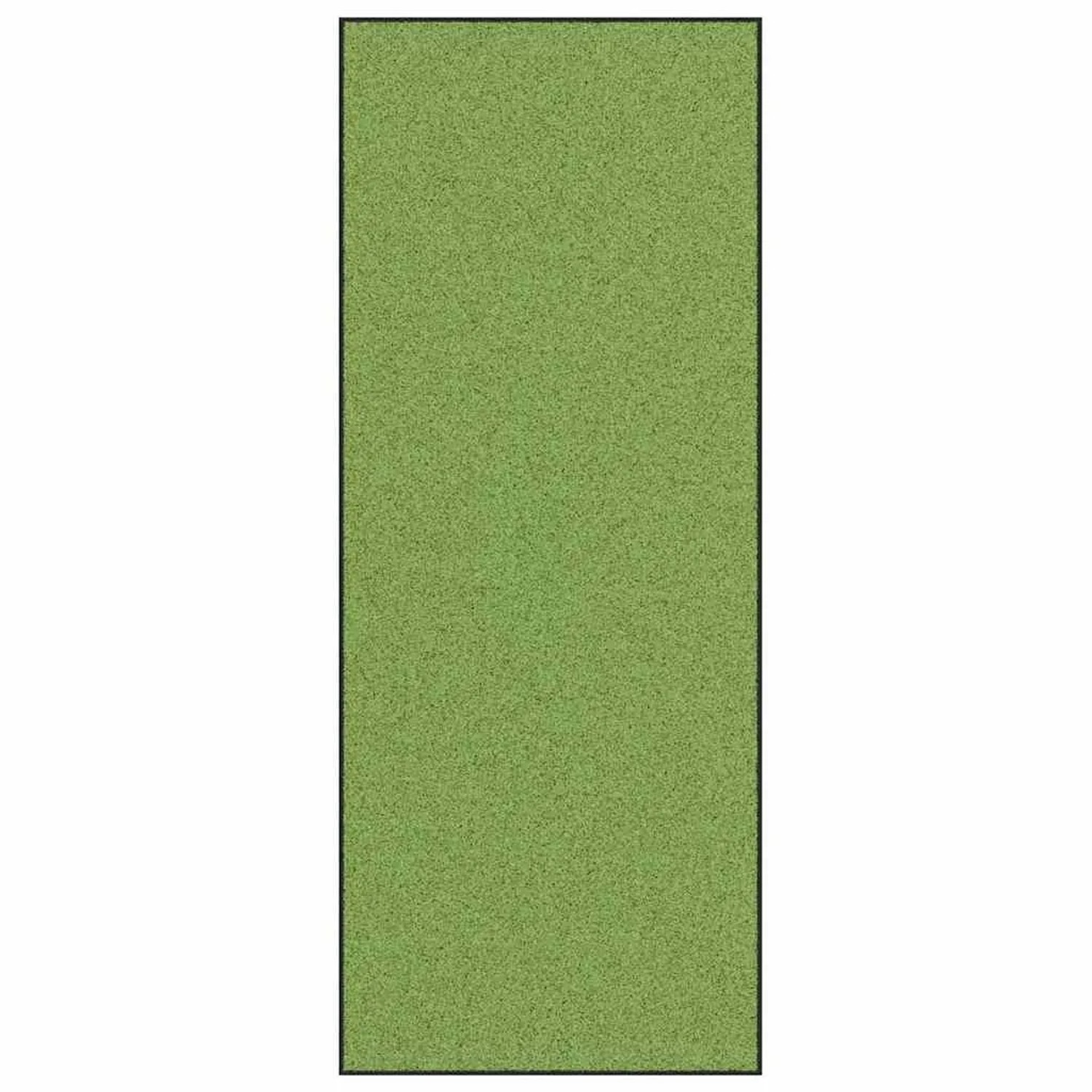 vidaXL Fußmatte Grün und Schwarz 120 x 300 cm Polyamid und PVC 4100730 günstig online kaufen