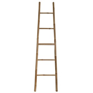 Bambus Handtuchhalter Leiter mit 5 Sprossen von MSV. Dekorative Leiter für Bad und Wohnraum.