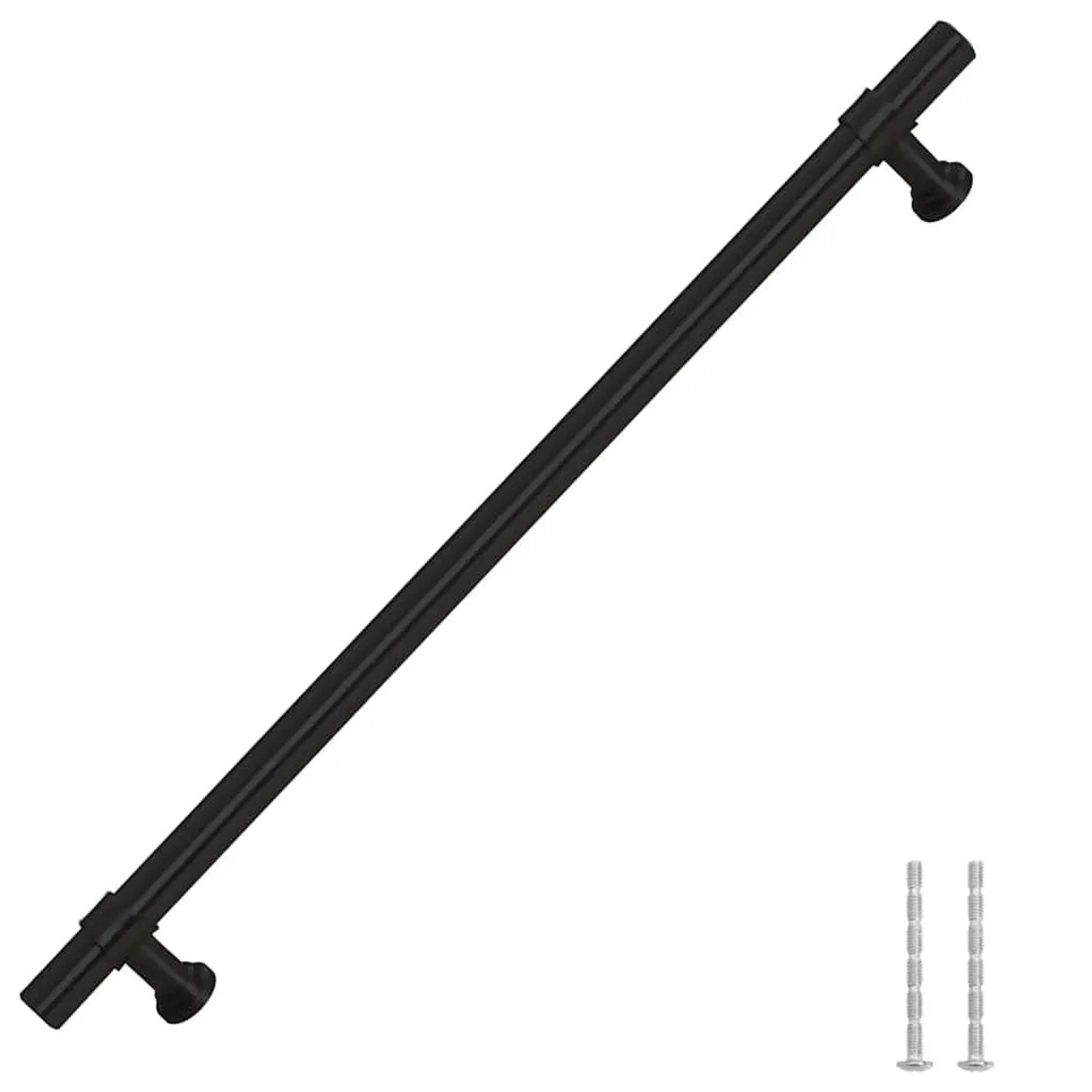 vidaXL Möbelgriffe 5 Stk Schwarz 224 mm Edelstahl 155425
