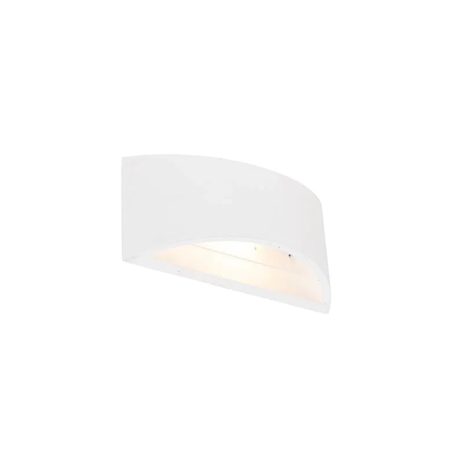 QAZQA Moderne Wandleuchte Weiß 20cm mit Lichteffekt Tum