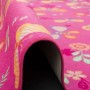 Pinker Kinder Spielteppich mit Schmetterlingen, Snapstyle, 80x240cm.
