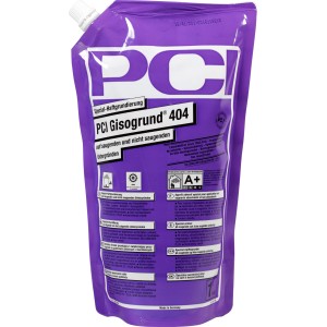 PCI Gisogrund 404 Spezial-Haftgrundierung, 1 l Gebinde für saugende und nichtsaugende Untergründe.