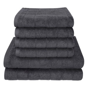 Dyckhoff Handtuchset Queens Anthrazit 6-tlg.