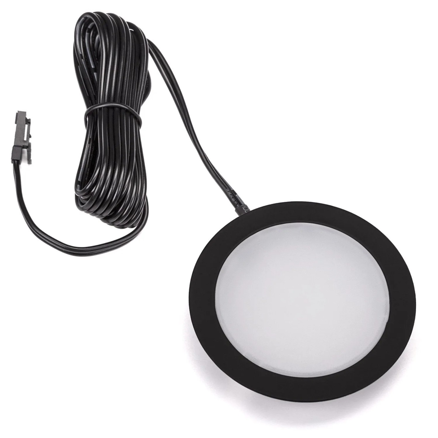 SOTECH LED Möbeleinbauleuchte GIULIA 12V 3W Schwarz Warmweiß MiniAMP