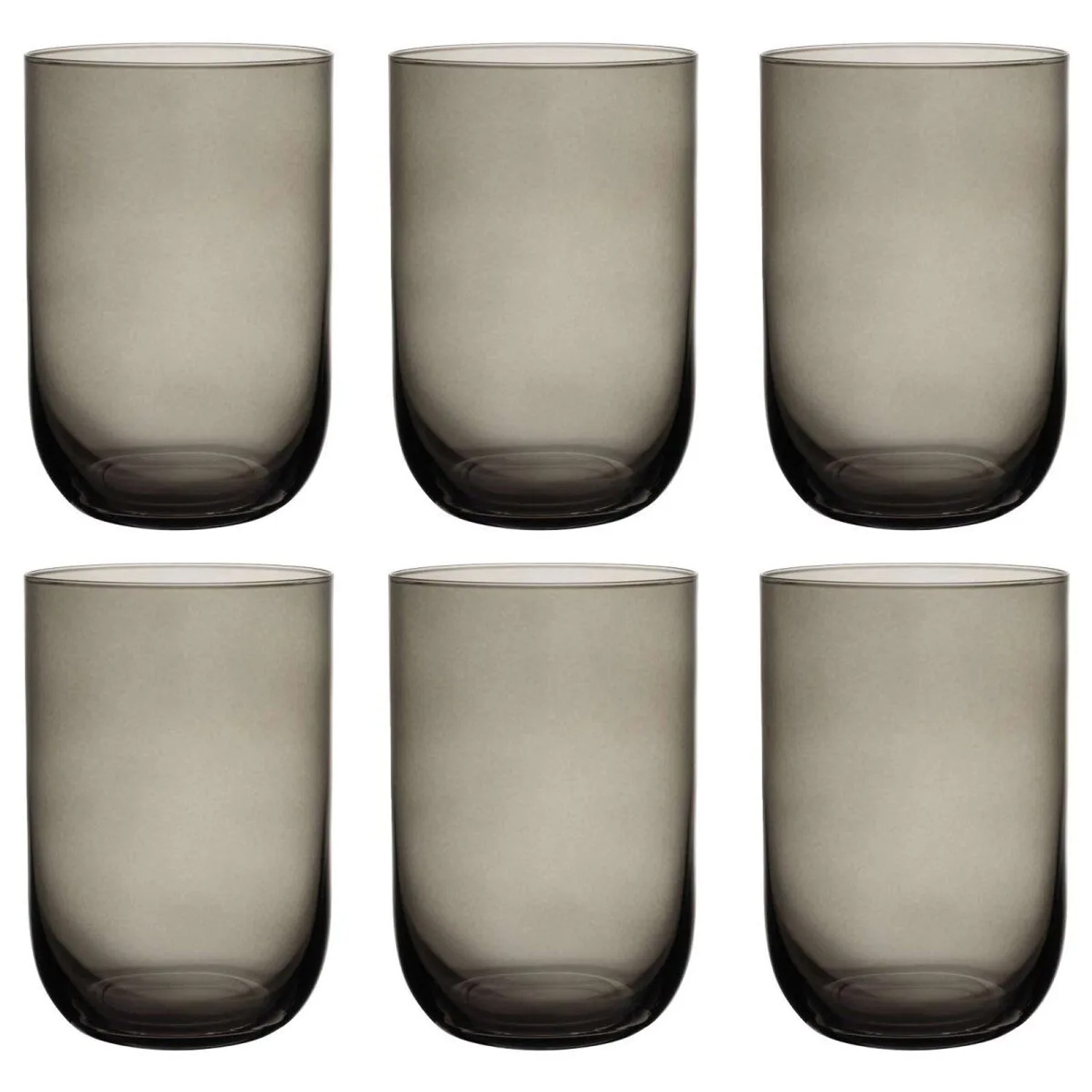 like. by Villeroy & Boch Like Glass Longdrinkbecher 385 ml 6er Set Smoke