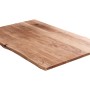 Tischplatte Akazie Natur, 240x100 cm, Baumkante, Massivholz für Esstische oder Schreibtische.