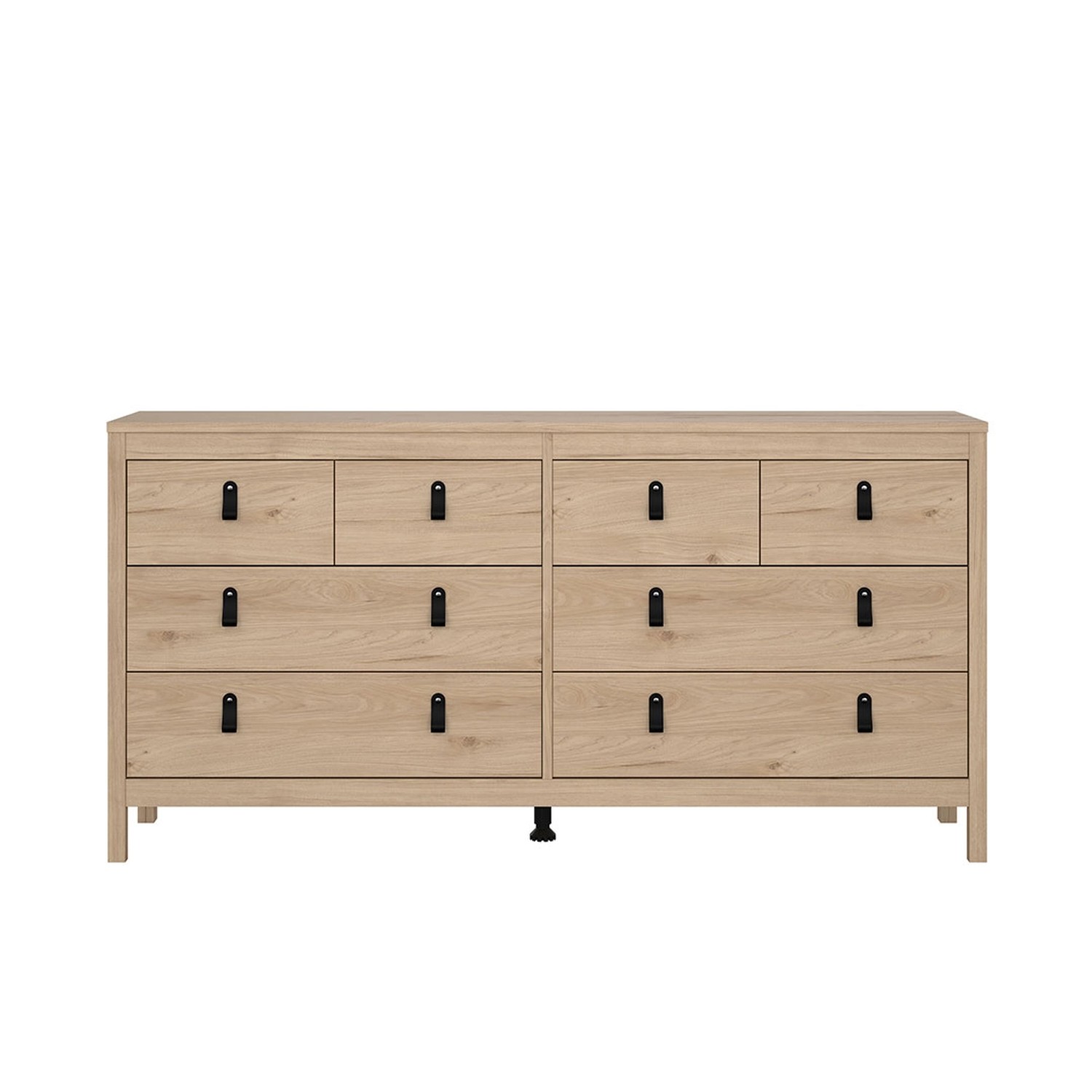 ebuy24 Madrid Kommode 8 Schubladen Eichen-Dekor günstig online kaufen