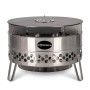Petromax Grillplatte für Feuerschale Tyropit/Pyron, anthrazit. Robuste Stahlplatte für optimales Grillen.