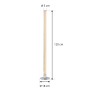 Lindby LED Stehlampe Hadis 9621743 Dimmbar mit Leselampe Modern in Chrom 1-flammig Wohnzimmerleuchte_6