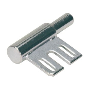 Hettich Rahmenunterteil für Stahlzargen, verzinkt, 2 Stück. Möbelbeschläge für Türzargen.