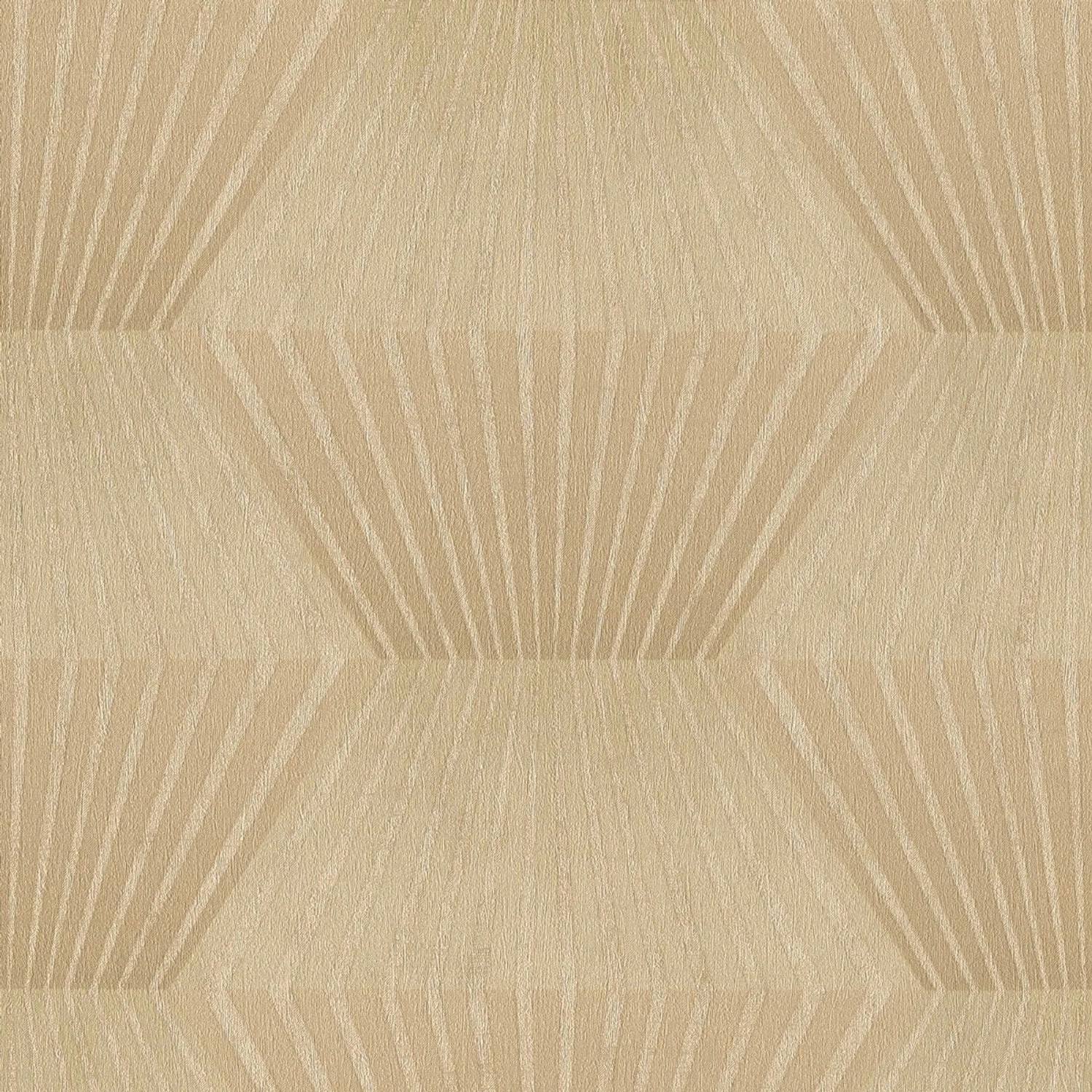 Bricoflor 3D Tapete In Gold Beige Geometrische Vliestapete Mit Linien Muste günstig online kaufen