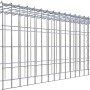 Gabiona Anbaukorb Typ 4, 40x100x20cm, Maschenweite 5x10cm, aus verzinktem Drahtgitter.