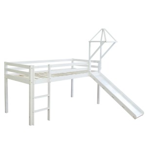 Homestyle4u Hochbett 90x200 Fußball 2247