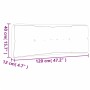 Schematische Darstellung des vidaXL Paletten Rückenkissens mit Maßen 120x40x12 cm für Gartenstuhlauflagen.