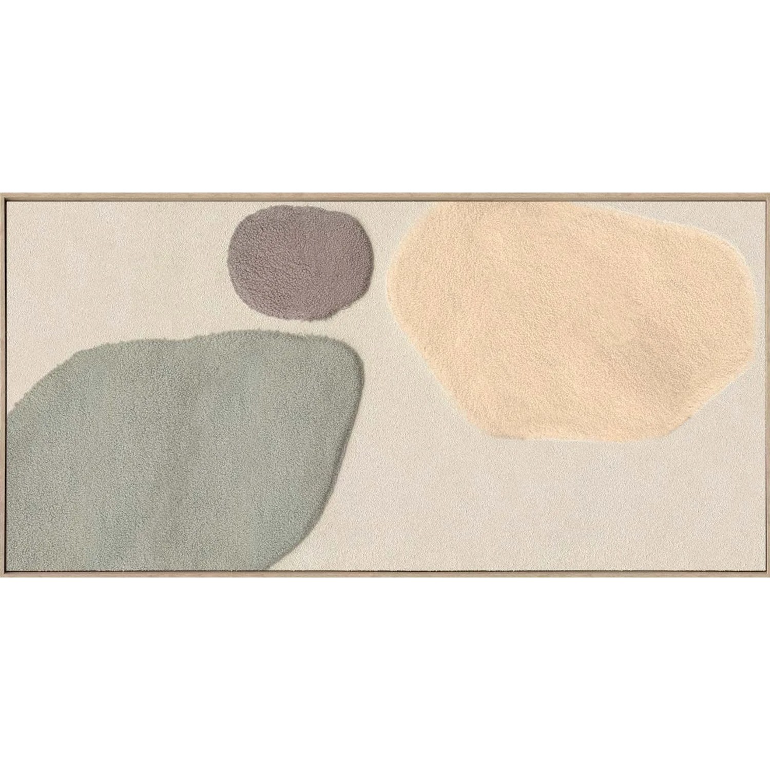 Art Universe Leinwandbild Fluffy Moon Fields Jade 70 x 140 cm