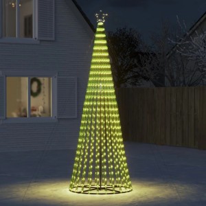 vidaXL LED Weihnachtsbaum 688 LEDs Warmweiß 300 cm 358068
