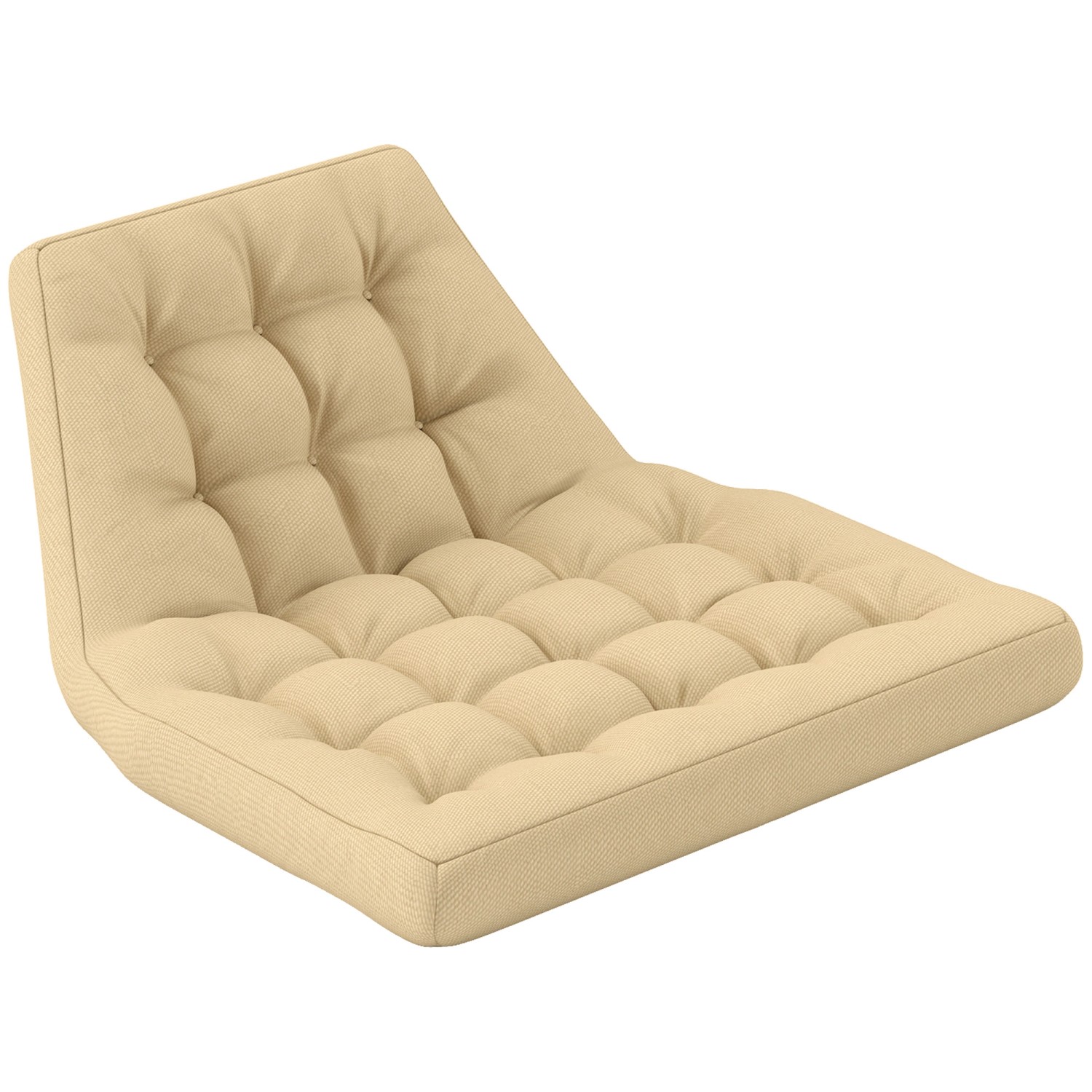 Outsunny Sitzkissen für Draußen Polyester Schaumstoff Beige 120L x 100B x 8T cm