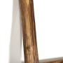 Dekorative Kobolo Leiter aus geflammtem Holz, 167 cm hoch, für rustikale Deko im Innenbereich.