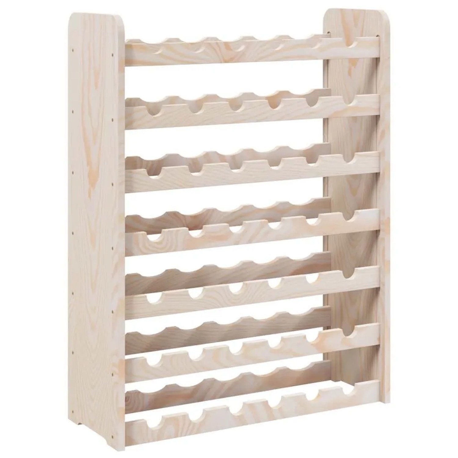 vidaXL Weinregal 67,5x25x87 cm Massivholz Kiefer 4007559