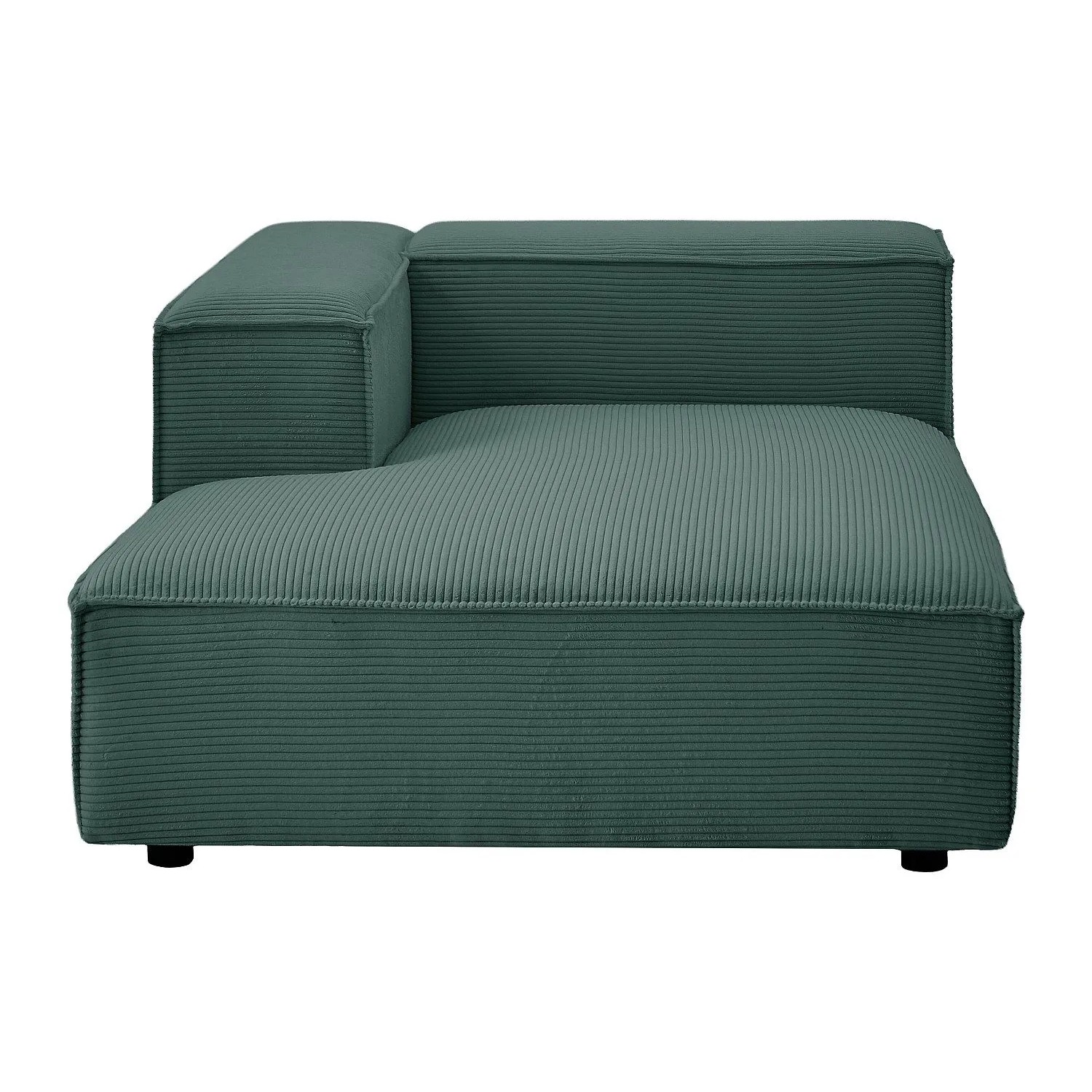 Vente-unique Recamiere Ohne Schlaffunktion Ruzolo Grün 120 cm