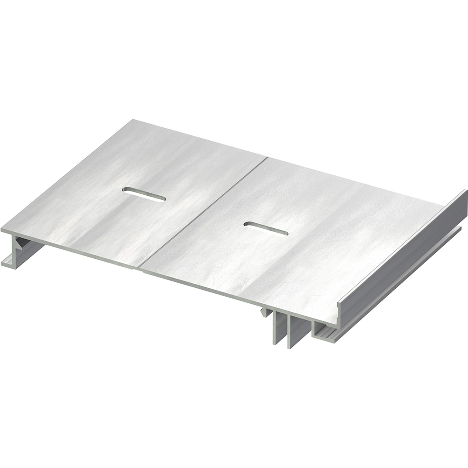 GS Terrassen Aluminium Randhalter für Plattenverlegung Stellfußhöhe 27-40 mm