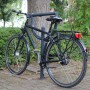 TRUTZHOLM Fahrradanlehnbügel, Stahl, anthrazit, 118x56cm, zum Einbetonieren, mit Fahrrad