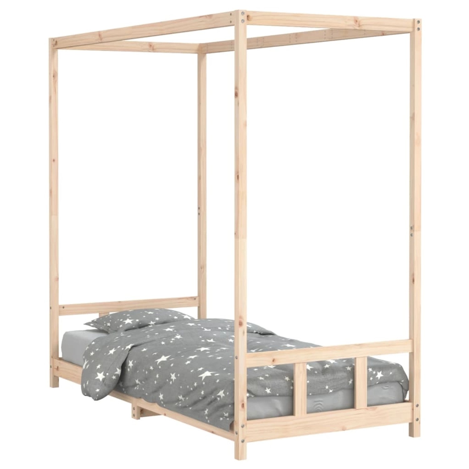 vidaXL Kinderbett 90x200 cm Massivholz Kiefer 834522 günstig online kaufen