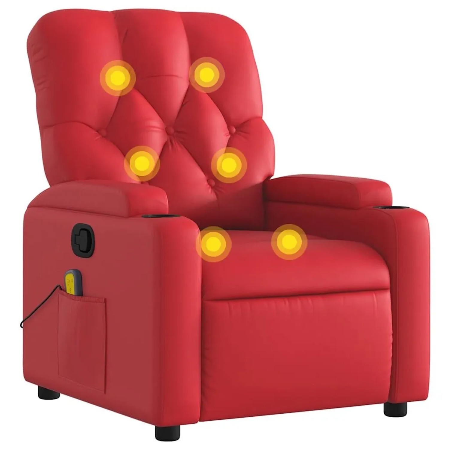 vidaXL Massagesessel Rot Kunstleder 372515 günstig online kaufen