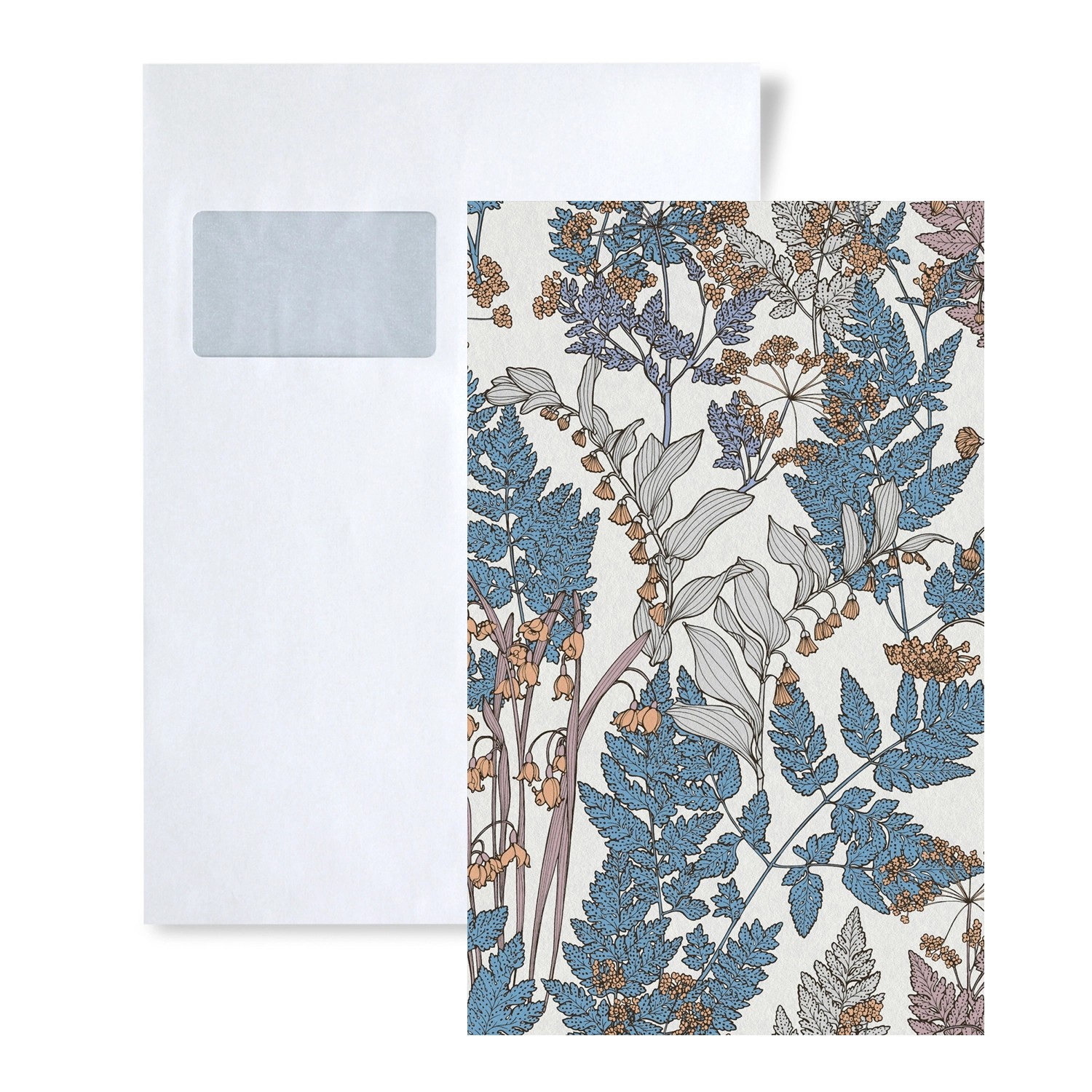 PROFHOME 1 MUSTERSTÜCK S-377517-GU DIN A4 MUSTER der Floral Tapete günstig online kaufen