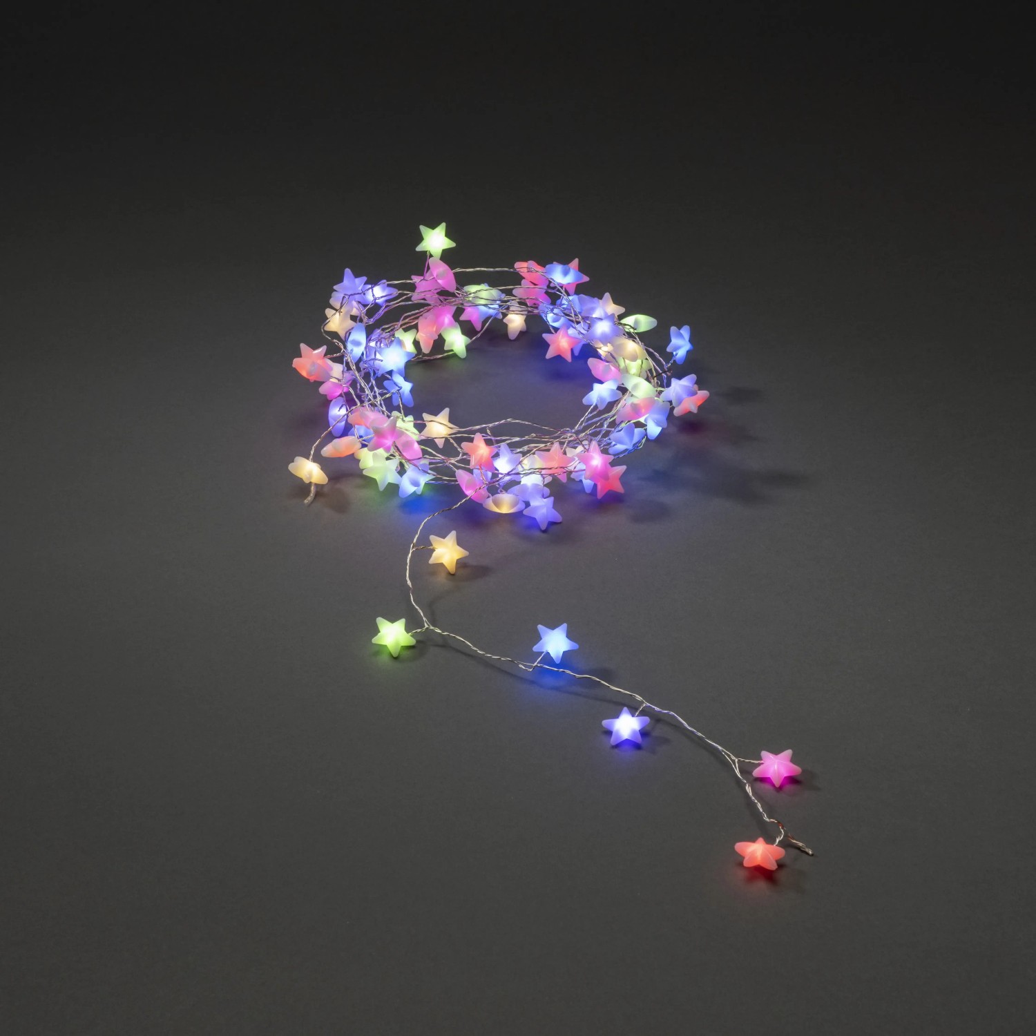 Konstsmide LED Lichterkette Sternen 90 bunte Dioden kaufen bei OBI