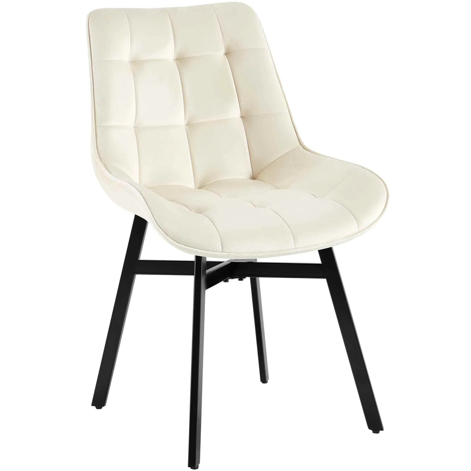 CLP Esszimmerstuhl Colby creme/Samt