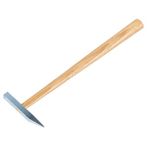 LUX Fliesenhammer spitz, 50 g, mit Holzgriff zum Ab- und Ausschlagen von Fliesen.