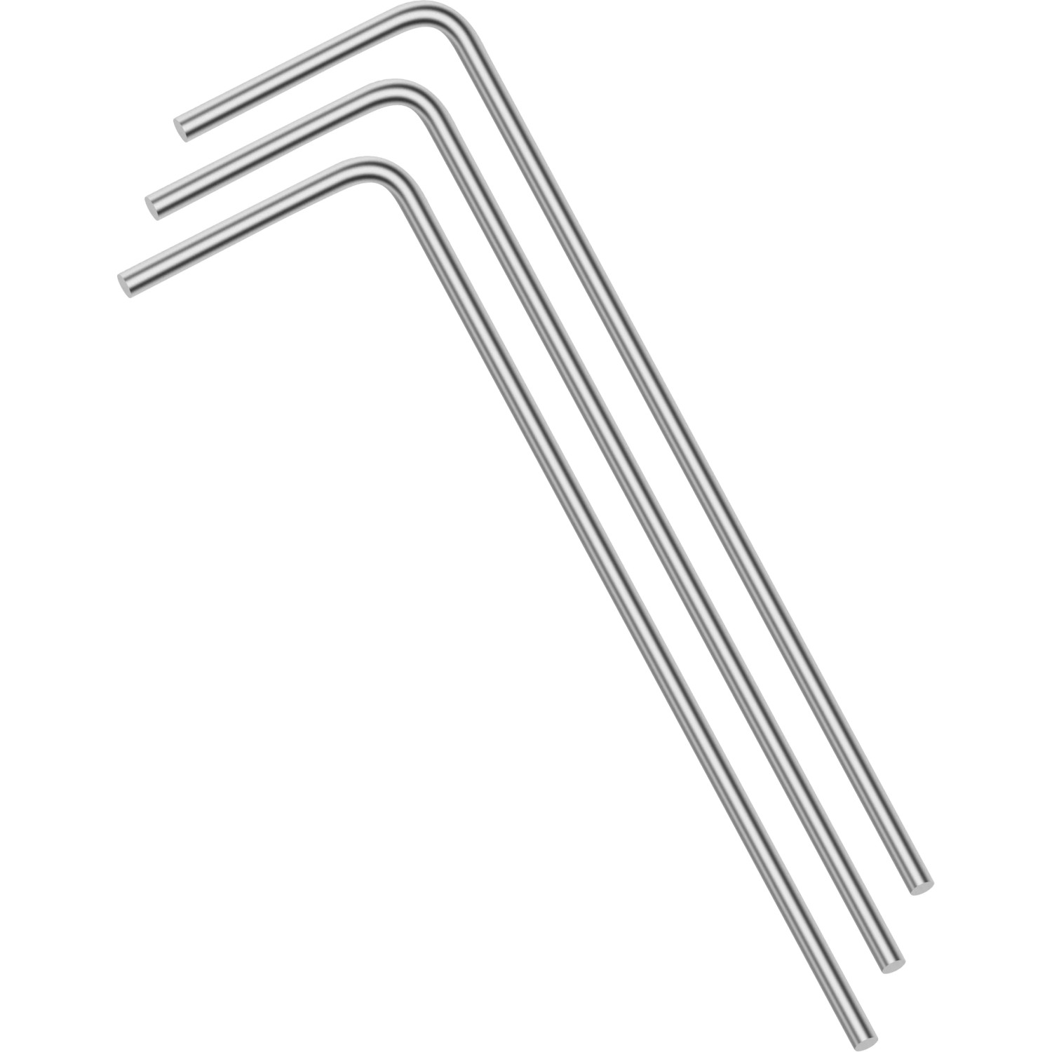 Gardena Regner-Stativ: 3 Metall-Heringe zur Stabilisierung des Bewässerungs-Stativs.