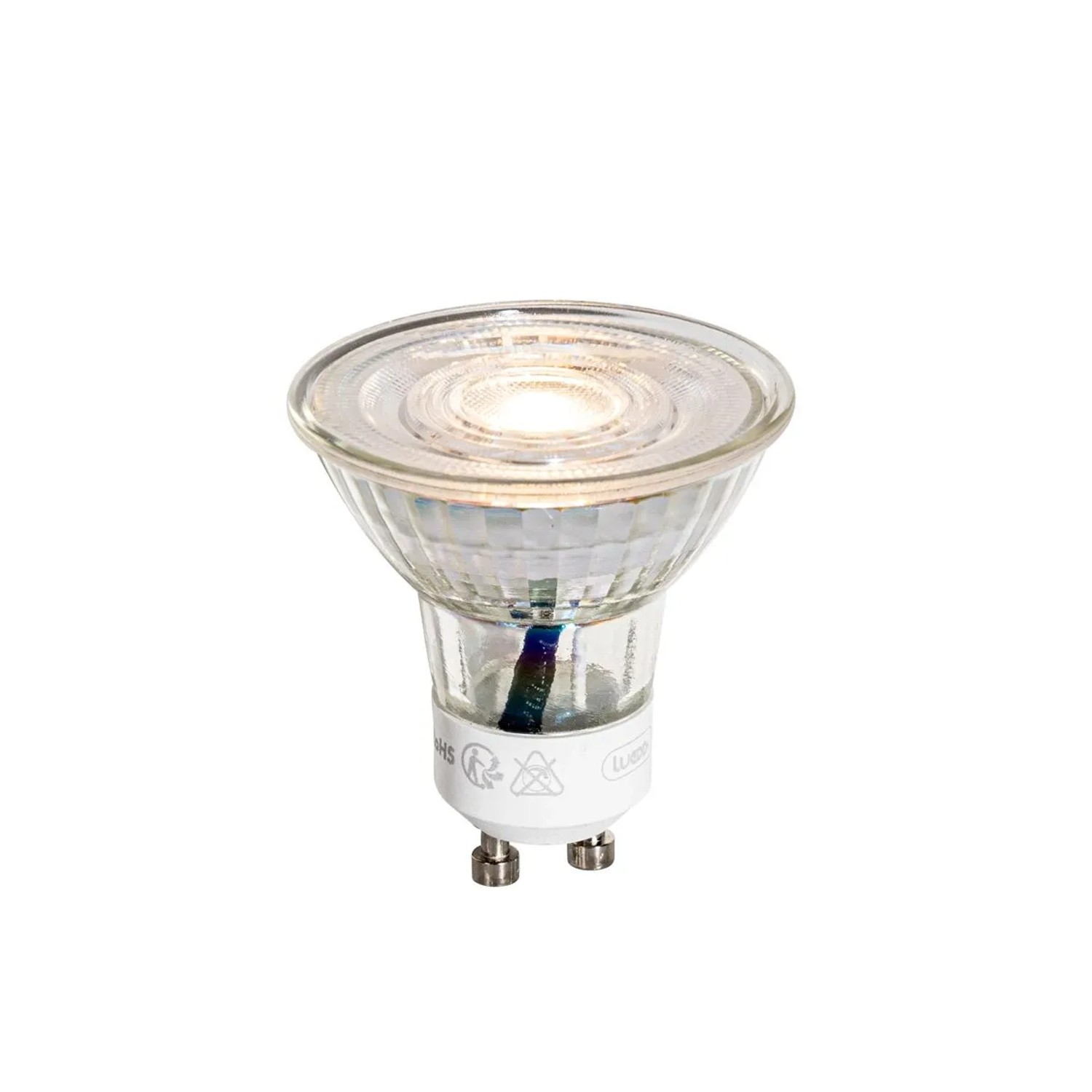 LUEDD GU10 50mm Klare LED Lampe 4 9W 450,m 3000K