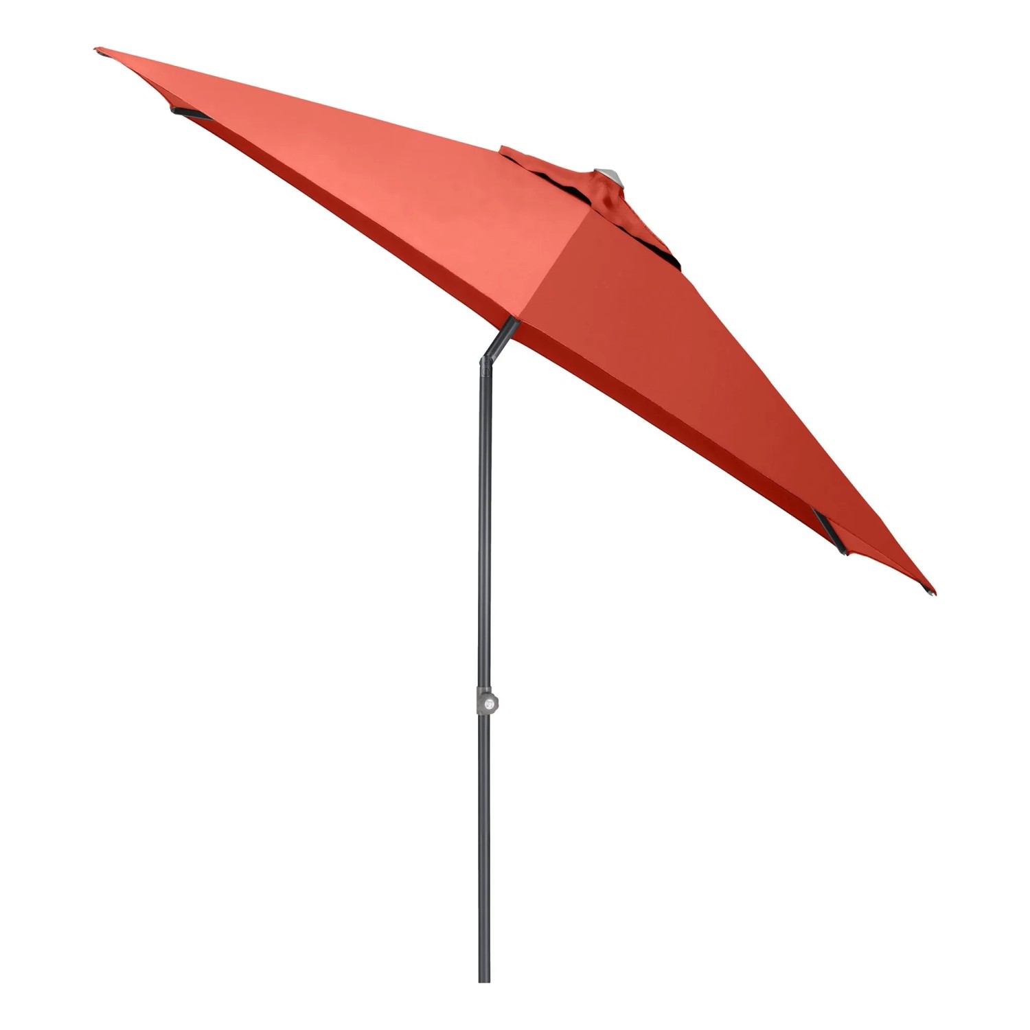 Kettler Marktschirm Ø 300 cm Anthrazit-Terracotta mit Push-Up Mechanik