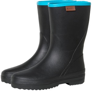 Schwarze Gardena Gummistiefel Mid Cut Unisex, Größe 36, für Gartenarbeiten.