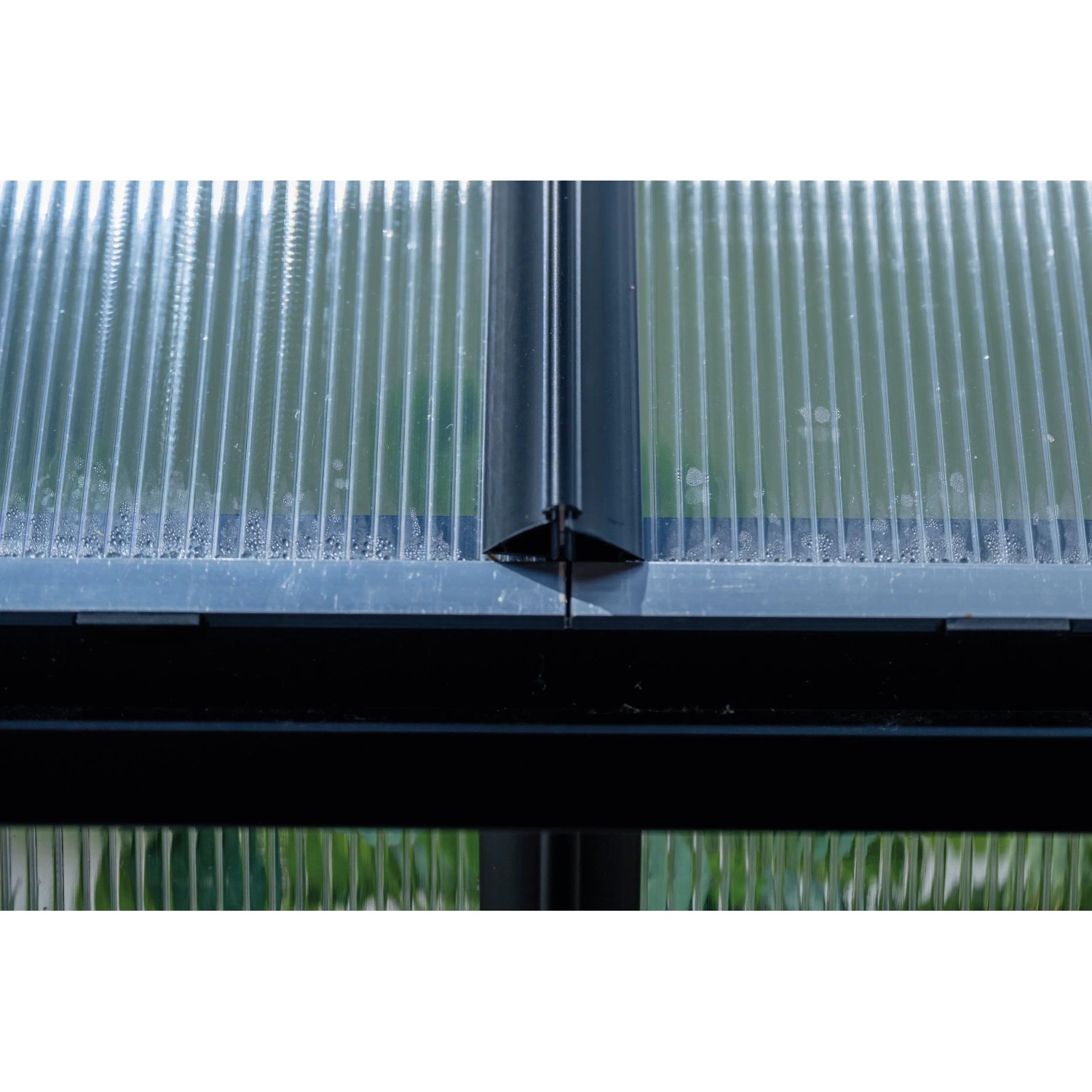 Halls Montageleisten-Set für Stegdoppelplatten Icon 6 mit 2,5 m² Schwarz günstig online kaufen