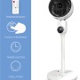 Weißer Vornado Standventilator X4-Life Pinguin DX mit Touch-Display und Fernbedienung.