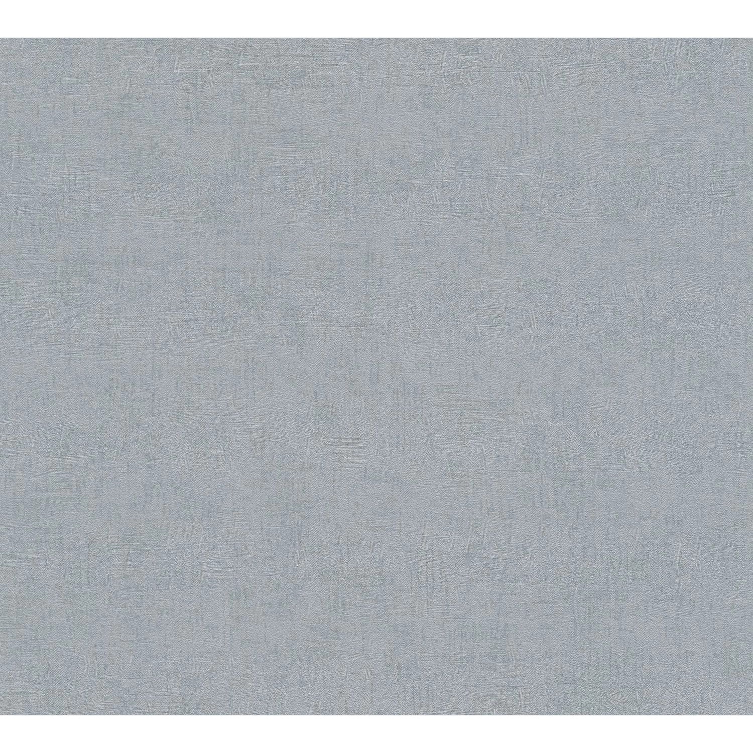 PROFHOME 306463-GU Uni Tapete Spachteloptik Schimmernd Blau Blau-Grau 0,53 günstig online kaufen