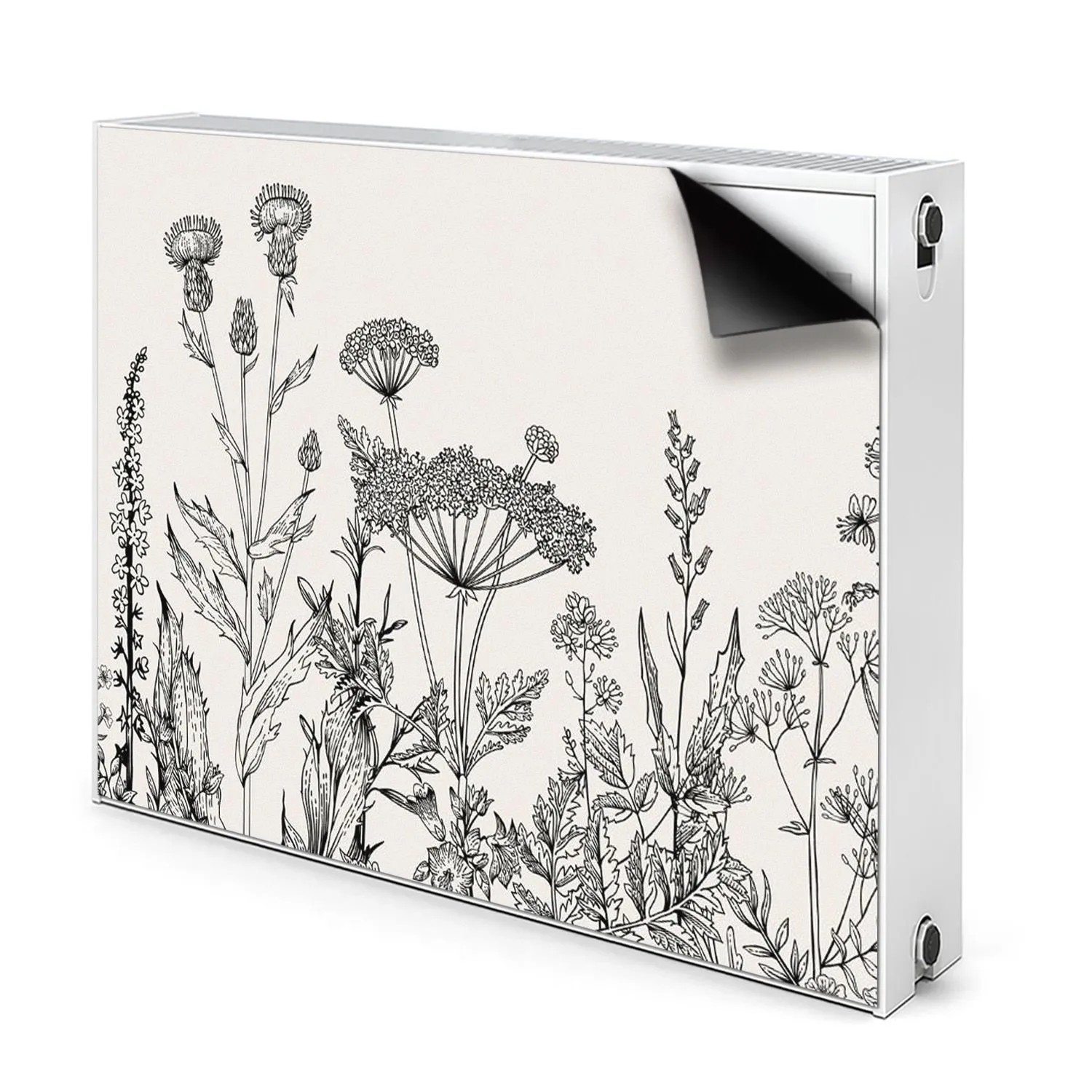 Tulup Magnetfolie für Heizkörper Blumen Heizkörperfolie Magnetisch 110x60 c günstig online kaufen