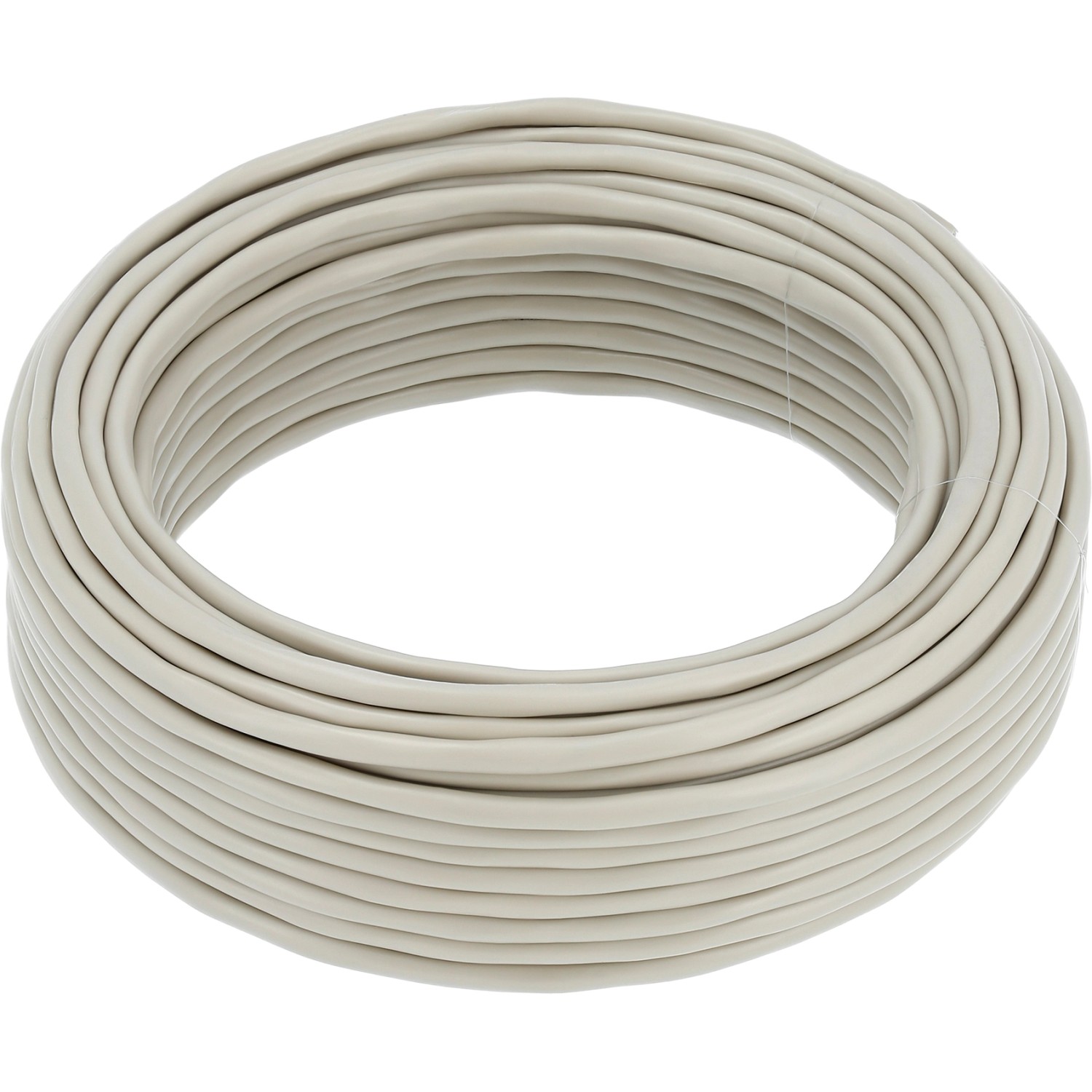 Hama Telefonkabel 4-adrig Geschirmt Grau 25 m