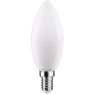 Paulmann E14 LED Leuchtmittel in Kerzenform, 5W, mit App-Steuerung für farbiges Licht.