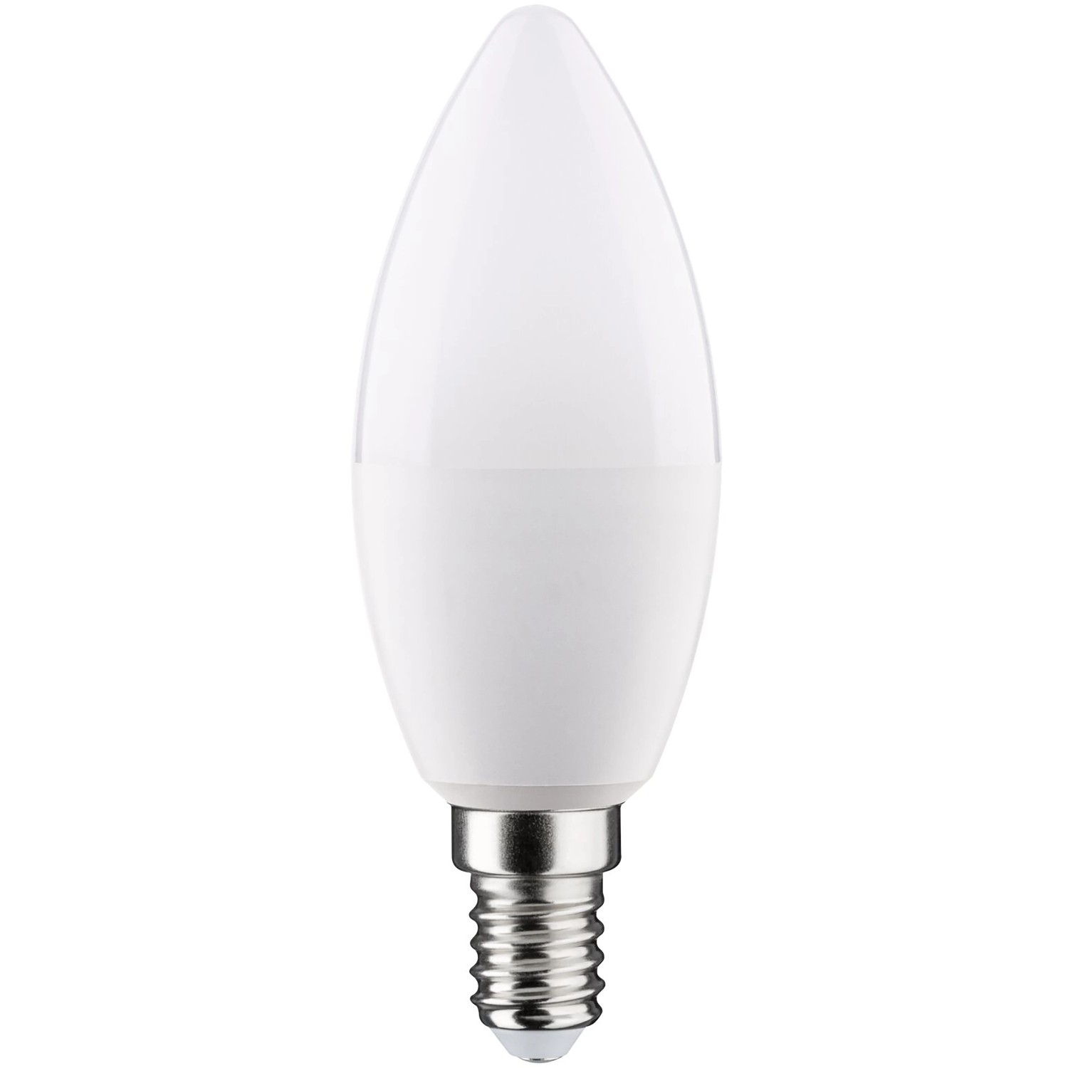 Paulmann E14 LED Leuchtmittel in Kerzenform, 5W, mit App-Steuerung für farbiges Licht.