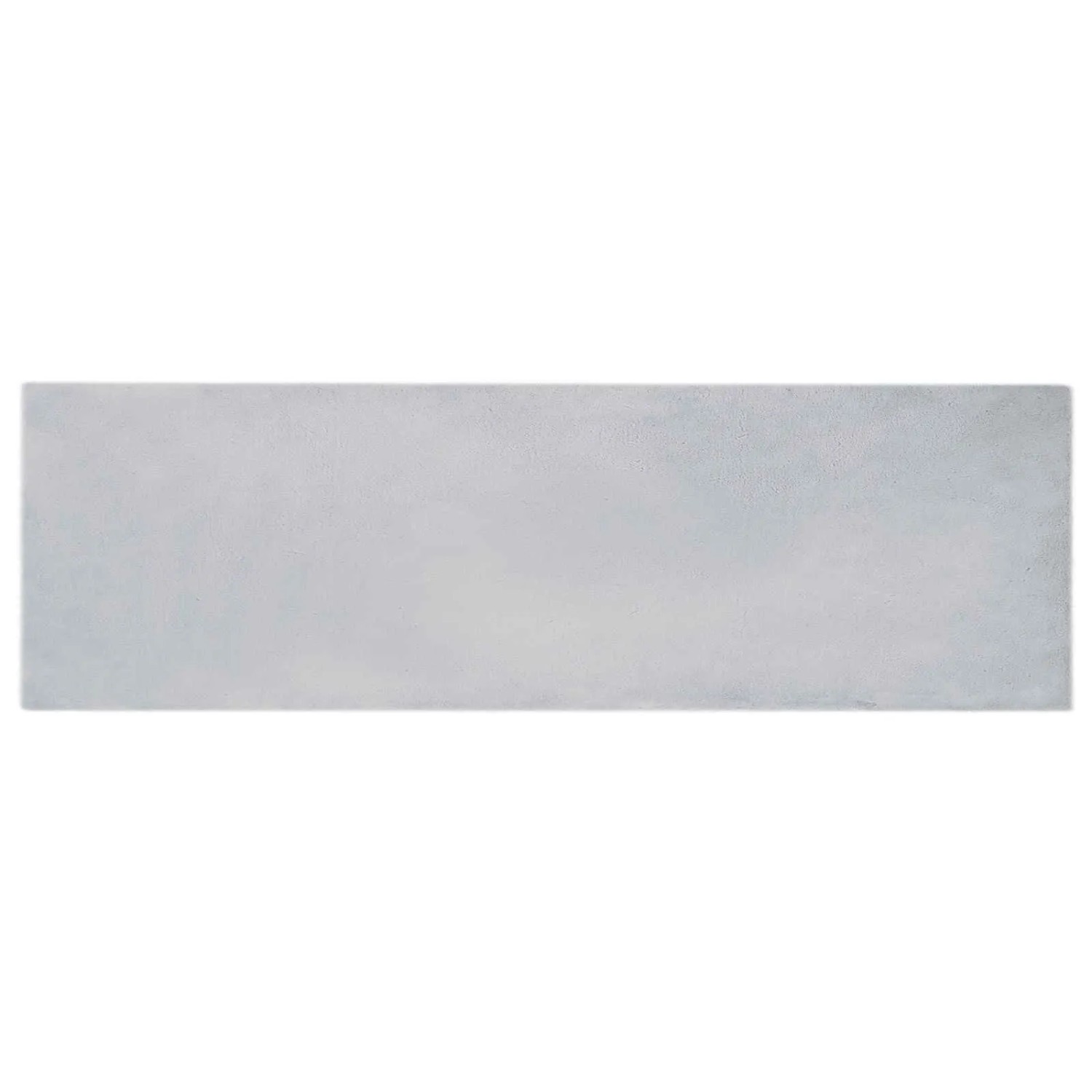 vidaXL Kunstfell Hasen Teppich Olite Grau 80 x 250 cm Polyester 42021678 günstig online kaufen