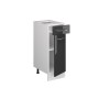 Vicco Küchenunterschrank R-Line Anthrazit Hochglanz Weiß 30 cm AP Anthrazit_4