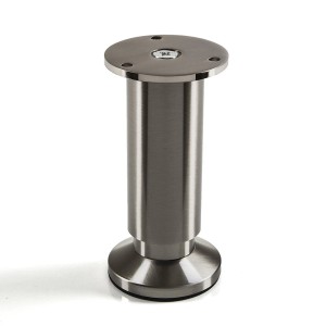 SOTECH Möbelfuß ALPHA Edelstahloptik Höhe 120 mm