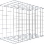Gabiona Anbaukorb Typ 2, 70x100x50cm, Maschenweite 10x10cm, Drahtgitter, galvanbeschichtet.