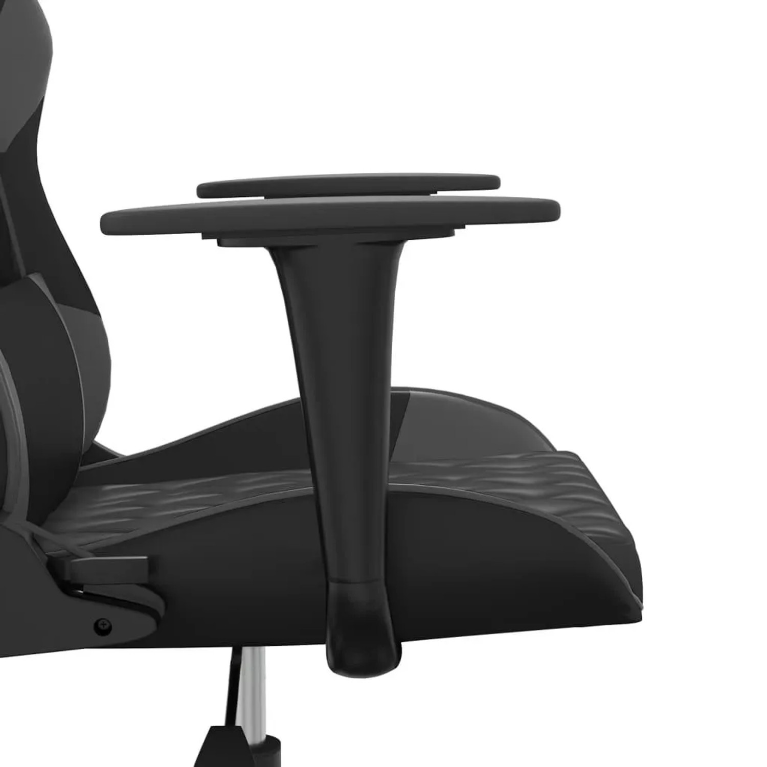 vidaXL Gaming-Stuhl mit Massagefunktion Schwarz und Grau Kunstleder 345515_9