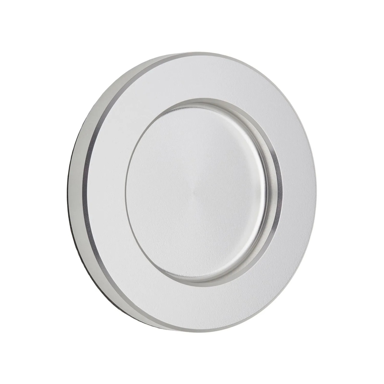 SOTECH Schiebetürgriff TEYO Ø70 x 8 mm Edelstahloptik für Glastüren Selbstklebend 3M VHB